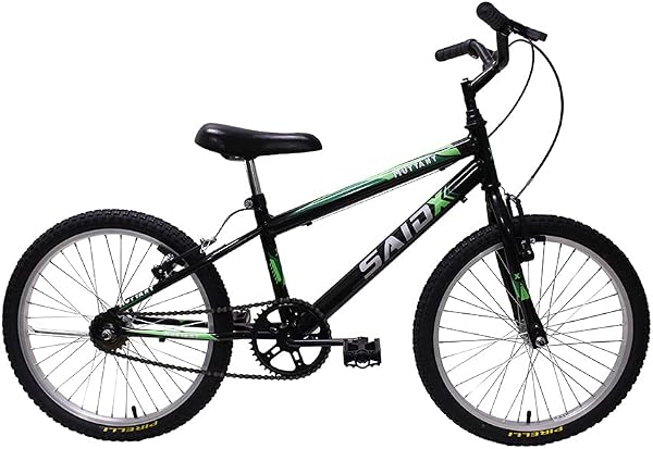Bicicleta Aro 20 Infantil Masculino Saidx (Preto) com Aro de Alumínio