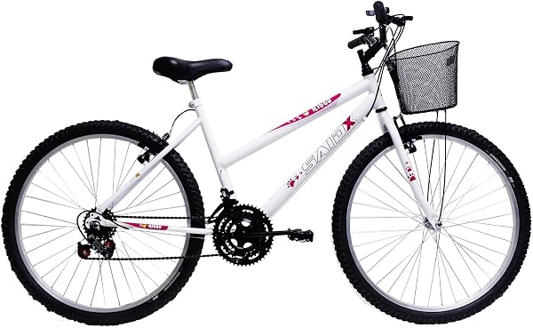 Bicicleta de Passeio Saidx Bike Aro 26 de 18 Marchas, Freio V Brake