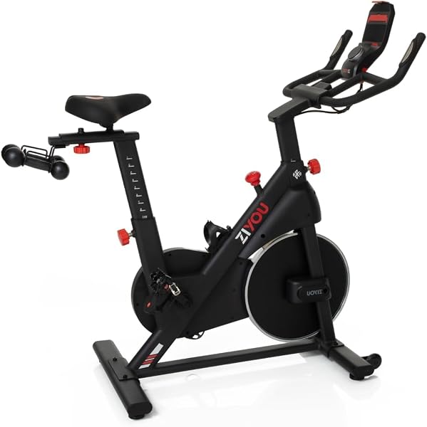 Bicicleta Spinning Ergométrica Ziyou 150-S Bluetooth | Mecânica 13kg | 110Kg | Silenciosa