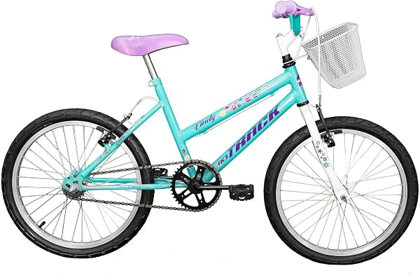 Bicicleta Track Cindy BW Aro 20 Feminina com Cesta