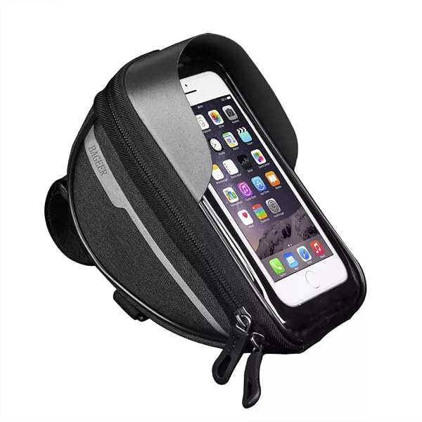 Bolsa para Bike Guidão Case de Bicicleta com Protetor de Celular e Suporte