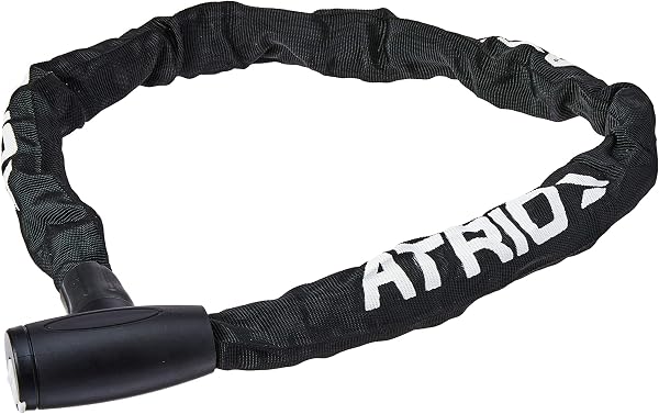 Cadeado de Corrente com Chave para Bike 8mm de Espessura 100cm em Poliéster Atrio BI098
