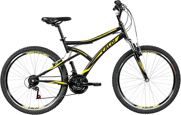 Caloi Bicicleta Andes, Aro 26, Câmbio 21 Velocidades, Preta