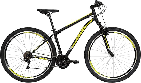 Caloi Bicicleta Velox, Aro 29, Tamanho 17, Câmbio 21 Velocidades, Preta