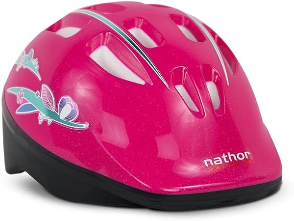Capacete Infantil Rosa para Bicicleta, Nathor