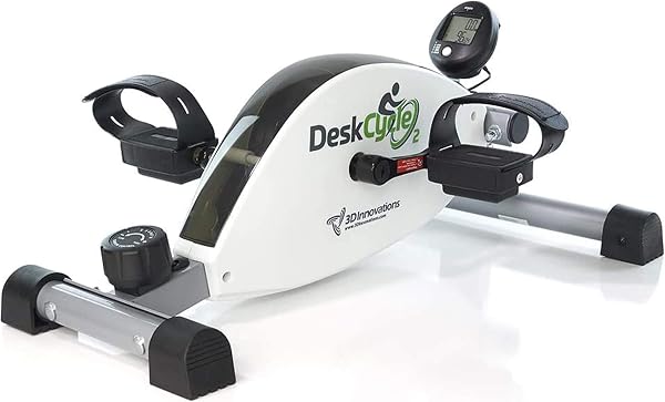 Minibicicleta DeskCycle, exercitador de pedal sob a mesa, para casa e escritório, com altura padrão ou ajustável